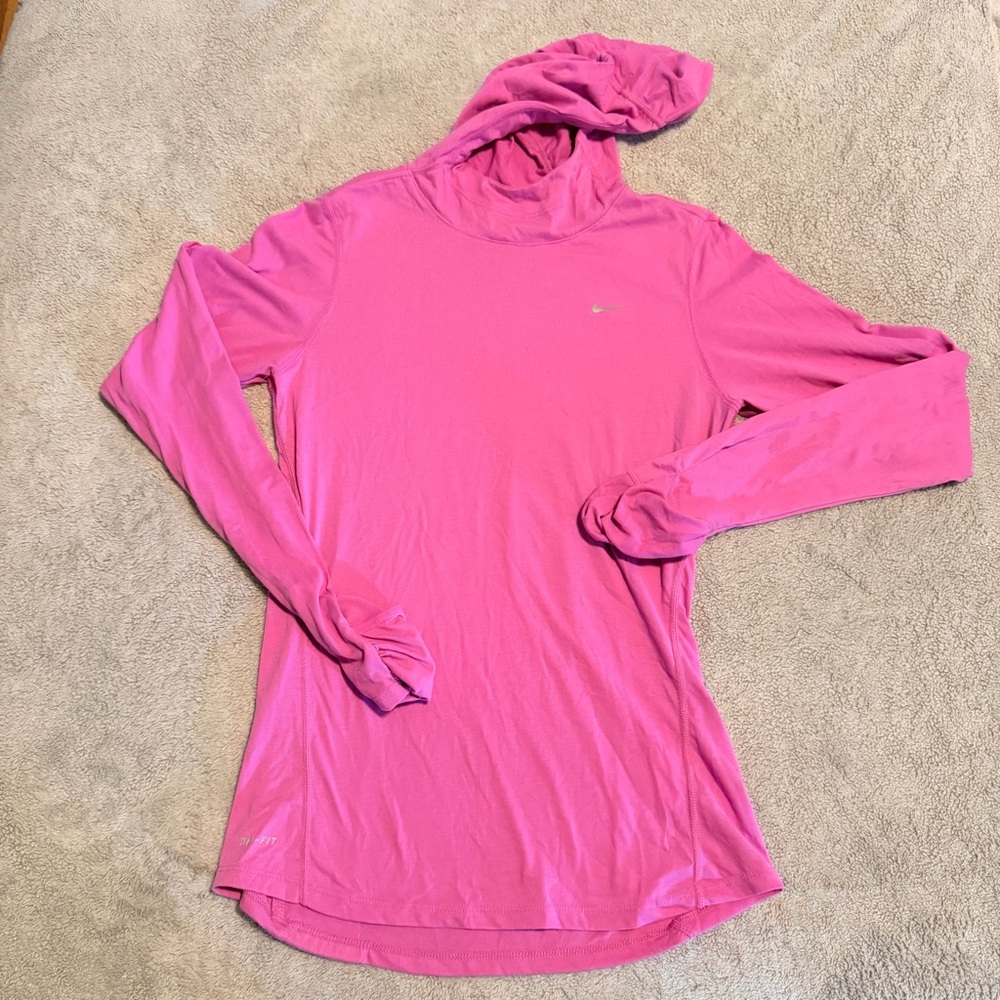 Nike Fuchsia Dri-FIT Running Hoodie Women’s Size Small